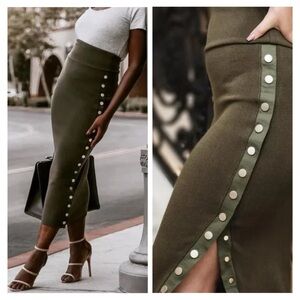 Marsté Milan Snap Skirt - Flourish